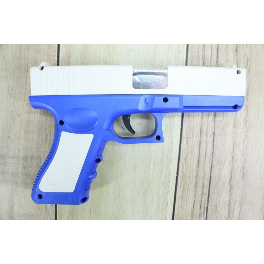 Shell Throwing Model Gun Mini Pistol Outdoor Model Toy Gun Blue White +14 - Picture 12 of 13